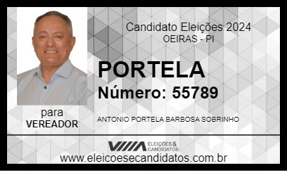 Candidato PORTELA 2024 - OEIRAS - Eleições