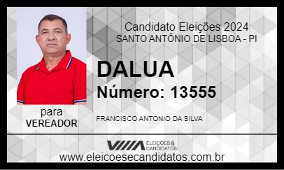 Candidato DALUA 2024 - SANTO ANTÔNIO DE LISBOA - Eleições