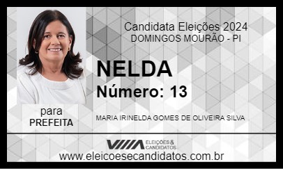 Candidato NELDA 2024 - DOMINGOS MOURÃO - Eleições