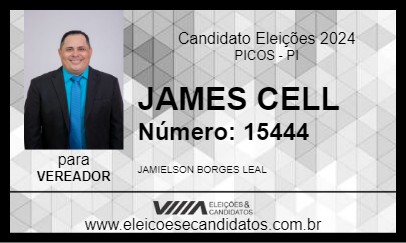 Candidato JAMES CELL 2024 - PICOS - Eleições