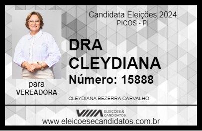 Candidato DRA CLEYDIANA 2024 - PICOS - Eleições