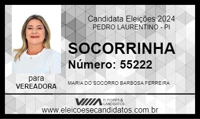 Candidato SOCORRINHA 2024 - PEDRO LAURENTINO - Eleições