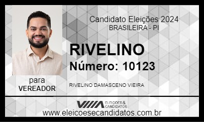 Candidato RIVELINO 2024 - BRASILEIRA - Eleições