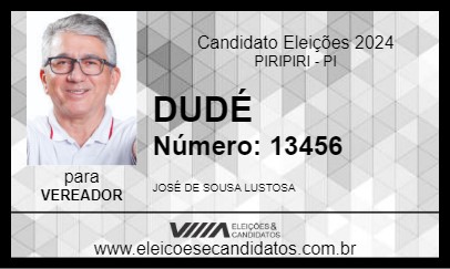 Candidato DUDÉ 2024 - PIRIPIRI - Eleições