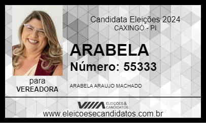 Candidato ARABELA 2024 - CAXINGÓ - Eleições