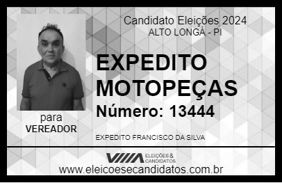 Candidato EXPEDITO MOTOPEÇAS 2024 - ALTO LONGÁ - Eleições