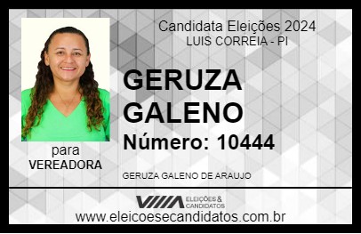 Candidato GERUZA GALENO 2024 - LUIS CORREIA - Eleições