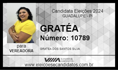 Candidato GRATÉA 2024 - GUADALUPE - Eleições