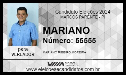 Candidato MARIANO 2024 - MARCOS PARENTE - Eleições