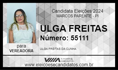 Candidato ULGA FREITAS 2024 - MARCOS PARENTE - Eleições