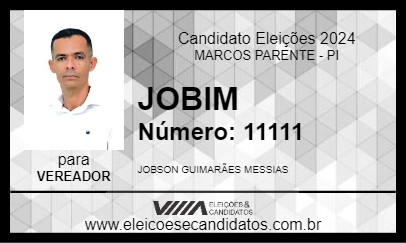 Candidato JOBIM 2024 - MARCOS PARENTE - Eleições