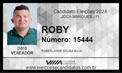 Candidato ROBY 2024 - JOCA MARQUES - Eleições