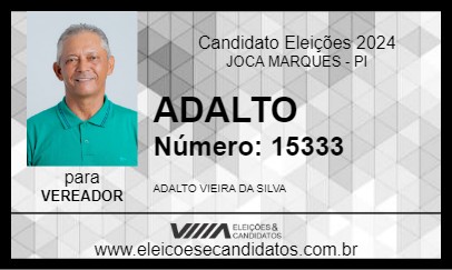 Candidato ADALTO 2024 - JOCA MARQUES - Eleições