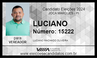 Candidato LUCIANO 2024 - JOCA MARQUES - Eleições