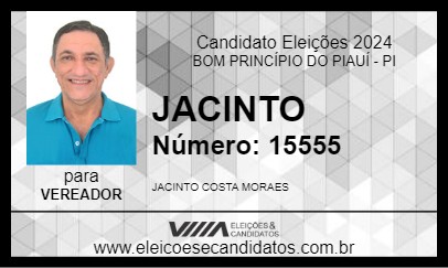 Candidato JACINTO 2024 - BOM PRINCÍPIO DO PIAUÍ - Eleições