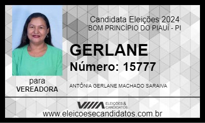 Candidato GERLANE 2024 - BOM PRINCÍPIO DO PIAUÍ - Eleições