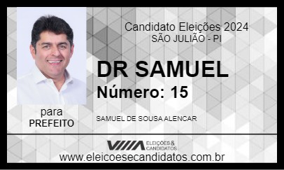 Candidato DR SAMUEL 2024 - SÃO JULIÃO - Eleições