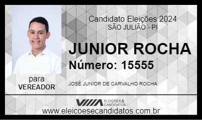 Candidato JUNIOR ROCHA 2024 - SÃO JULIÃO - Eleições