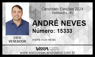 Candidato ANDRÉ NEVES 2024 - PARNAÍBA - Eleições