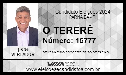 Candidato O TERERÊ 2024 - PARNAÍBA - Eleições