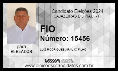 Candidato FIO 2024 - CAJAZEIRAS DO PIAUÍ - Eleições