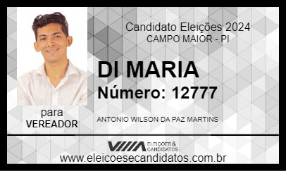 Candidato DI MARIA 2024 - CAMPO MAIOR - Eleições