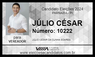 Candidato JÚLIO CÉSAR 2024 - PARNAÍBA - Eleições