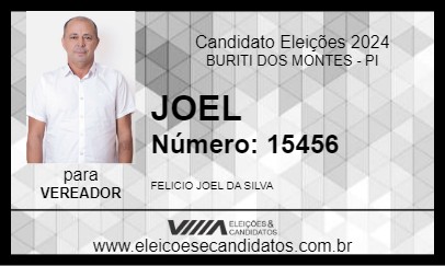 Candidato JOEL 2024 - BURITI DOS MONTES - Eleições