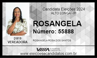 Candidato ROSANGELA 2024 - ALTO LONGÁ - Eleições