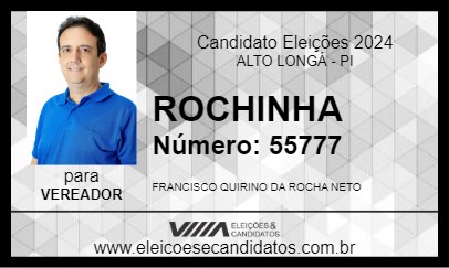 Candidato ROCHINHA 2024 - ALTO LONGÁ - Eleições