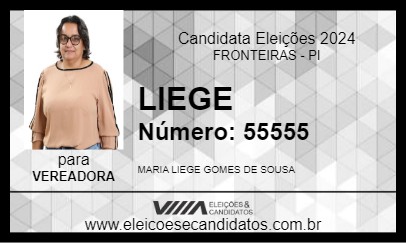 Candidato LIEGE 2024 - FRONTEIRAS - Eleições