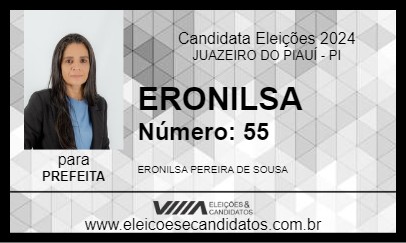 Candidato ERONILSA 2024 - JUAZEIRO DO PIAUÍ - Eleições