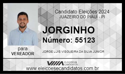 Candidato JORGINHO 2024 - JUAZEIRO DO PIAUÍ - Eleições