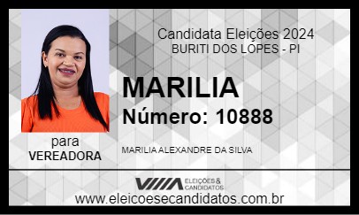 Candidato MARILIA 2024 - BURITI DOS LOPES - Eleições