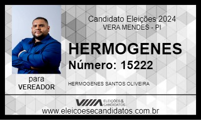 Candidato HERMOGENES 2024 - VERA MENDES - Eleições