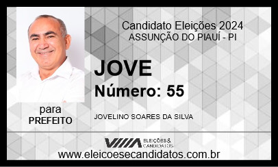 Candidato JOVE 2024 - ASSUNÇÃO DO PIAUÍ - Eleições