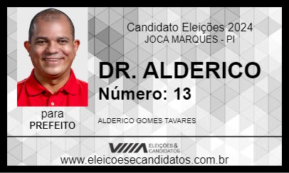 Candidato DR. ALDERICO 2024 - JOCA MARQUES - Eleições