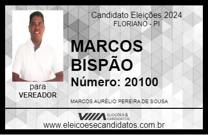 Candidato MARCOS BISPÃO 2024 - FLORIANO - Eleições