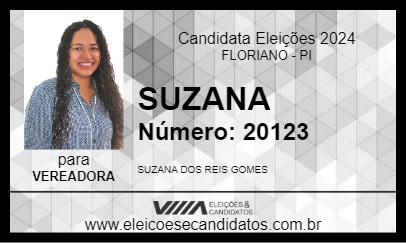 Candidato SUZANA 2024 - FLORIANO - Eleições