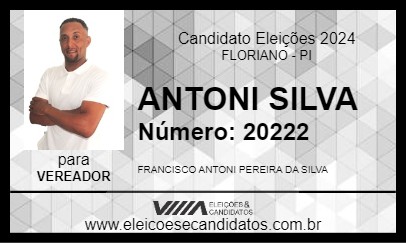 Candidato ANTONI SILVA 2024 - FLORIANO - Eleições