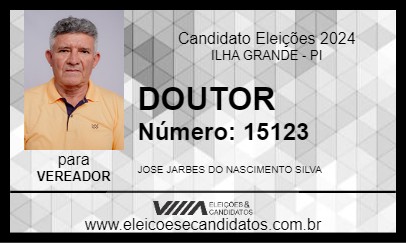 Candidato DOUTOR 2024 - ILHA GRANDE - Eleições