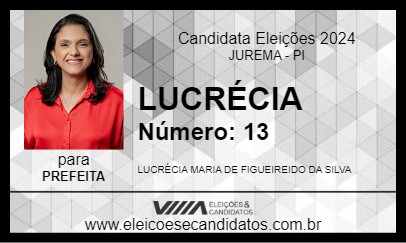 Candidato LUCRÉCIA 2024 - JUREMA - Eleições