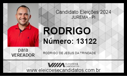 Candidato RODRIGO 2024 - JUREMA - Eleições