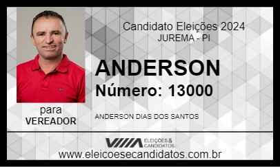 Candidato ANDERSON 2024 - JUREMA - Eleições