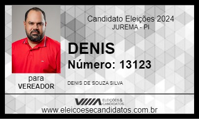 Candidato DENIS 2024 - JUREMA - Eleições