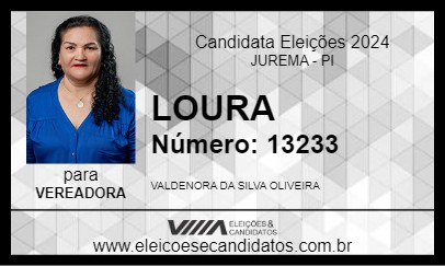 Candidato LOURA 2024 - JUREMA - Eleições