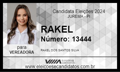 Candidato RAKEL 2024 - JUREMA - Eleições