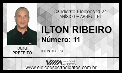 Candidato ILTON RIBEIRO 2024 - ANÍSIO DE ABREU - Eleições