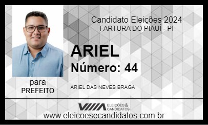 Candidato ARIEL 2024 - FARTURA DO PIAUÍ - Eleições