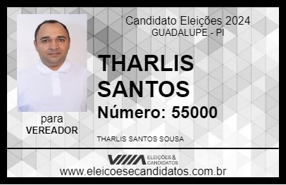 Candidato THARLIS SANTOS 2024 - GUADALUPE - Eleições